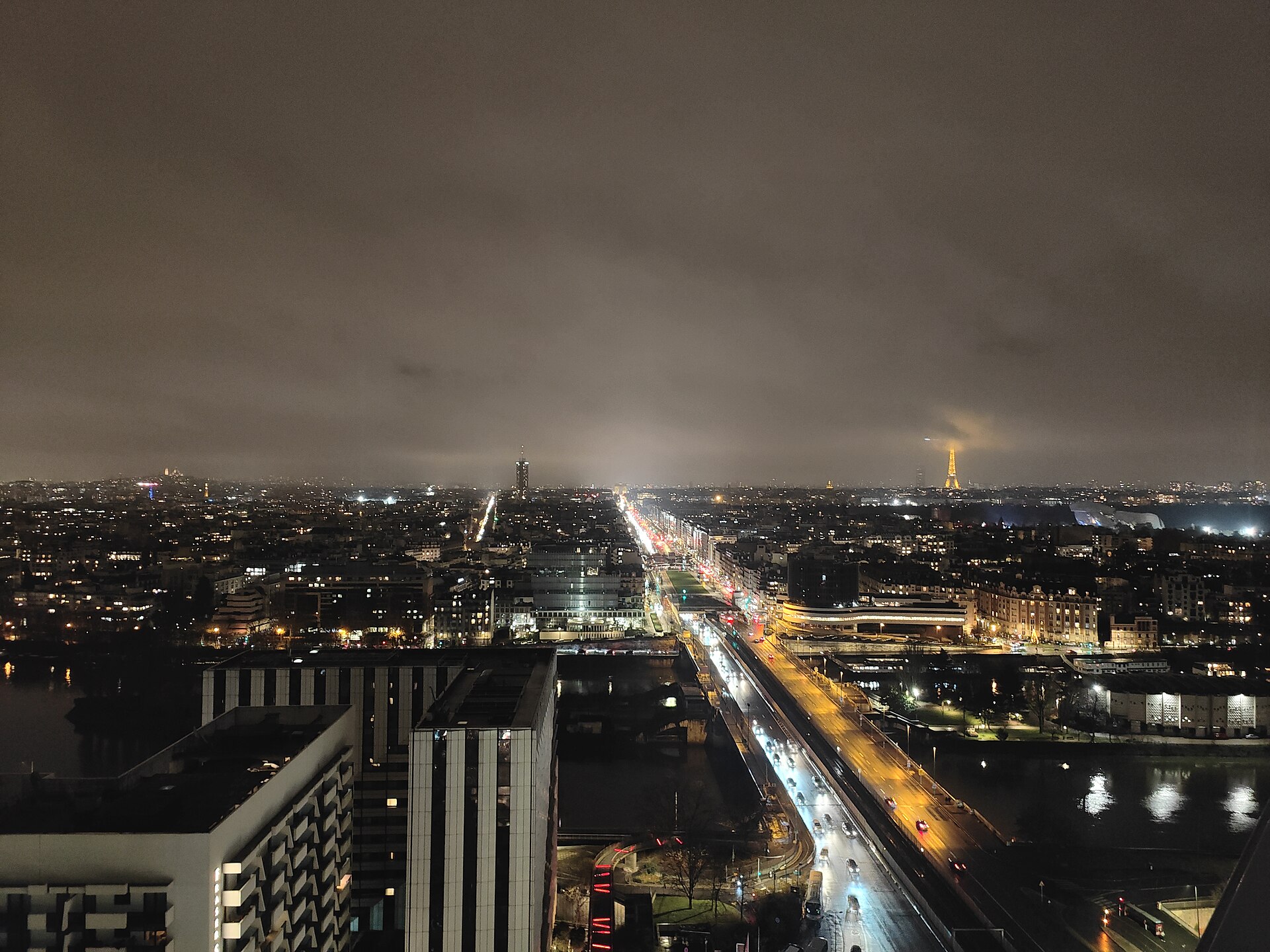 巴黎城市夜景